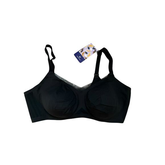 Honeylove Crossover Wireless Bra Size 1X (40 C/D) Black - NWT - Picture 6 of 6